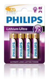 Philips baterie AA Ultra lithium - 4ks Philips baterie AA Ultra lithium - 4ks