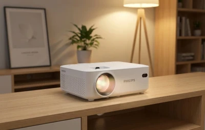 Philips N-100 bílý mini projektor
