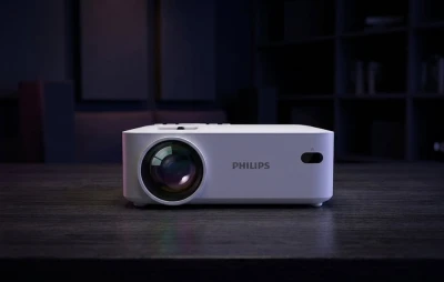 Philips N-100 bílý mini projektor