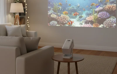 Philips N-140 bílý 720p mini projektor
