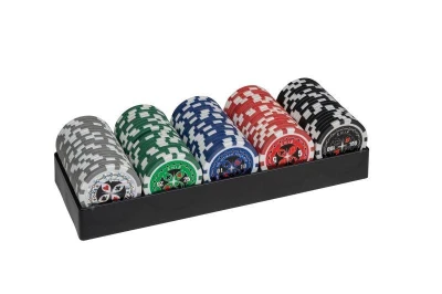 Philos Spiele 100 pokerových žetonů s plastovým držákem