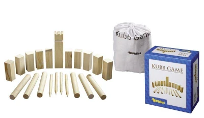 Philos Spiele Kubb borovicové vikingské šachy