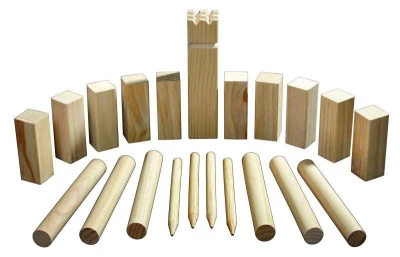 Philos Spiele Kubb borovicové vikingské šachy