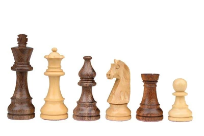 Philos Spiele Titus č. 4 65 mm šachové figury s mahagonovou krabičkou