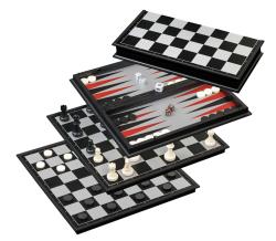Philos Súbor hier 3v1, šachy, dáma, backgammon