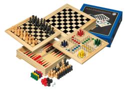 Philos Spiele Dřevěný soubor her DeLuxe mini