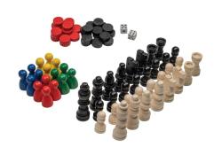 Philos Spiele Dřevěný soubor her DeLuxe mini