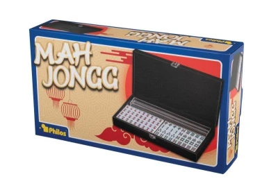 Philos Spiele Mahjong malá sada se 4 stojánky společenská hra
