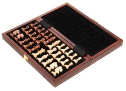 Philos Spiele Šachy dřevěné cestovní 27cm