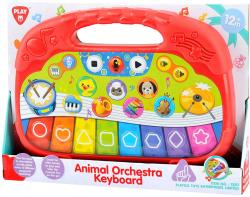 Pianko baby zvířátka dětské klávesy elektronický klavír na baterie Zvuk