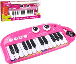 Piano dětský elektronický klavír 24 kláves keyboard na baterie Světlo Zvuk