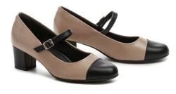 Piccadilly 110185-2 béžovo čierne dámske lodičky