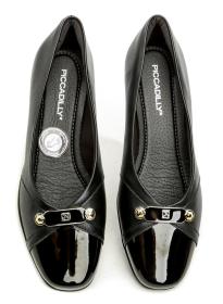 Piccadilly 143163-3 černé dámské lodičky na klínu