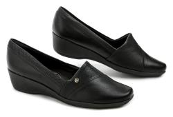 Piccadilly 143214-5 černé dámské lodičky na klínku