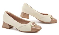 Piccadilly 160085-1 bílo mandlové dámské lodičky
