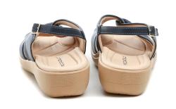 Piccadilly 239015-23 navy dámské nadměrné sandály šíře H