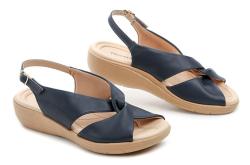 Piccadilly 239015-23 navy dámské sandály šíře H