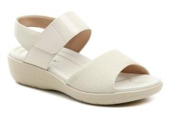 Piccadilly 239016-39 béžové dámske nadmerné sandále šírka K