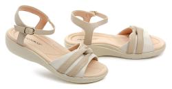 Piccadilly 239025-1 béžové dámske sandále šírka H