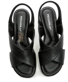 Piccadilly 416084-4 čierne dámske sandále