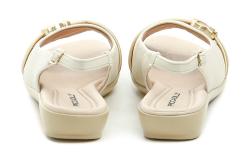 Piccadilly 500408-1 béžové dámské sandály šíře H