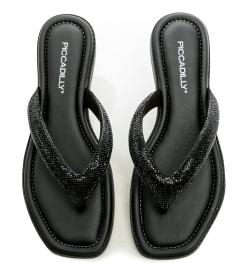 Piccadilly 508039-1 černé dámské žabky