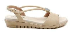 Piccadilly 523008-7 béžové dámske nadmerné sandále