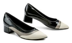 Piccadilly 739090-1 černo béžové dámské lodičky