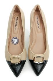 Piccadilly 739095-2 béžovo černé dámské lodičky