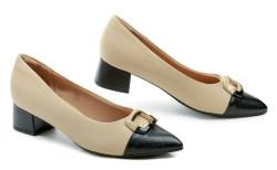 Piccadilly 739095-2 béžovo černé dámské lodičky