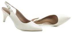 Piccadilly 745045 bílé dámské lodičky s volnou patou