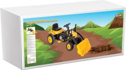 PILSAN Traktor auto šlapací žlutý 125×51×51cm buldozer s přední lžící