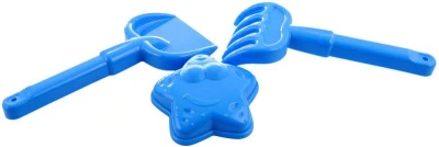 Pískový set kyblík 15cm s formičkou a 2 nástroji Safari sada na písek 4ks