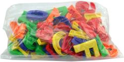 Písmenka magnetická barevná set 52ks abeceda v sáčku plast