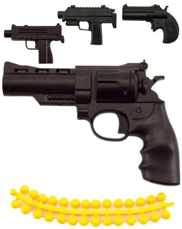 Pistole dětská 11cm na měkké kuličky set se soft náboji v krabici 4 druhy Pistole dětská 11cm na měkké kuličky set se soft náboji v krabici 4 druhy