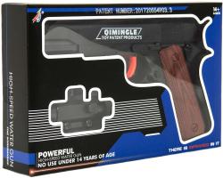 Pistole dětská 20cm na měkké kuličky set se soft náboji na baterie Světlo