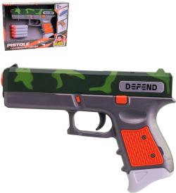 Pistole dětská army set se soft pěnovými náboji 8ks plast Pistole dětská army set se soft pěnovými náboji 8ks plast
