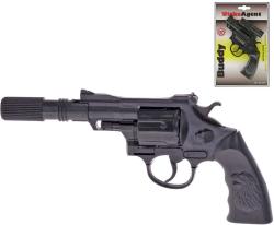 Pistole dětská kapslovka Buddy 23cm s tlumičem 12 ran plast Pistole dětská kapslovka Buddy 23cm s tlumičem 12 ran plast