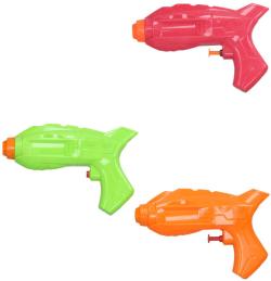 Pistole dětská vodní 17cm se zásobníkem na vodu 3 barvy plast Pistole dětská vodní 17cm se zásobníkem na vodu 3 barvy plast