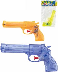 Pistolka dětská vodní barevná stříkací 17cm transparentní 3 barvy Pistolka dětská vodní barevná stříkací 17cm transparentní 3 barvy