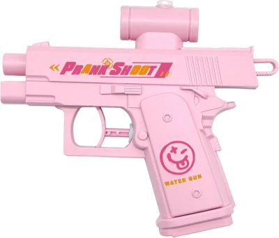 Pistolka dětská vodní stříkací 16cm se zásobníkem na vodu 2 barvy