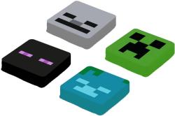 PIXIE CREW MINECRAFT Náhradní multipixely I. set 4ks silikon PIXIE CREW MINECRAFT Náhradní multipixely I. set 4ks silikon