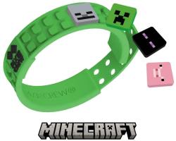 PIXIE CREW MINECRAFT Náramek zelený + 4 multipixely silikon