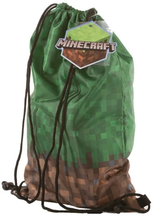 PIXIE CREW MINECRAFT Vak stahovací batůžek na záda + 30 pixelů