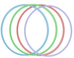 PL Obruč gymnastická barevná malá 60 cm Hula Hoop PL Obruč gymnastická barevná malá 60 cm Hula Hoop