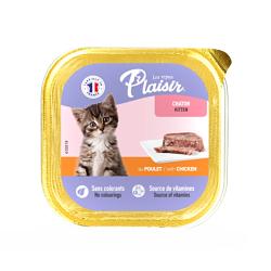 Plaisir Cat Kitten kuřecí, vanička 100 g Plaisir Cat Kitten kuřecí, vanička 100 g