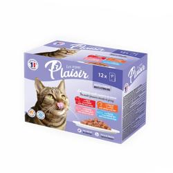 Plaisir Cat Multipack, kapsičky 100 g (12 ks) Plaisir Cat Multipack, kapsičky 100 g (12 ks)