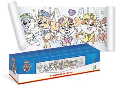 Plagát na vymaľovanie Tlapková patrola (Paw Patrol) 70x16cm