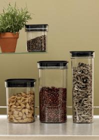 Plast Team Dóza na sypké p.HAMBURG 1,7l PH TRA/ČER víčko