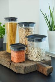 Plast Team Dóza na sypké p.HAMBURG 1,7l PH TRA/ČER víčko